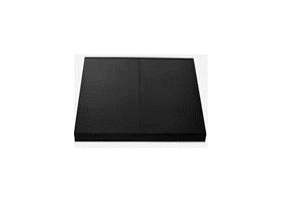 Maxiheat Hearth Gloss Black 1.2m x 1.2m x 40mm Metal Edge