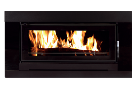 Kent Fairlight Insert Wood Heater - Metallic Black