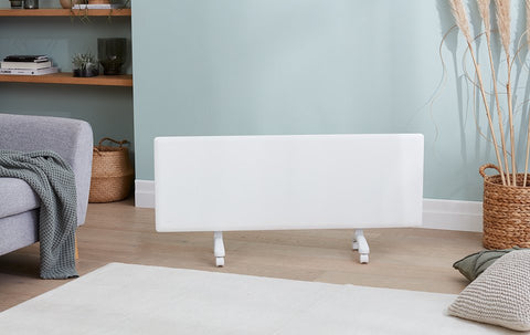 NOBO Slimline Panel Heater w/Wi-Fi & Castors - White finish - 2.4kW