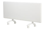 NOBO Slimline Panel Heater w/Wi-Fi & Castors - White finish - 2kW