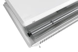 Nobo Slimline Panel Heater w/Castors & Thermostat - White finish 750W