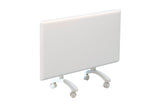 Nobo Slimline Panel Heater w/Castors & Thermostat - White finish 750W
