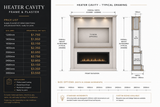 Heater Cavity Frame & Plaster and Accessories