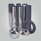 Forge Default black mesh/ matte black flue kit