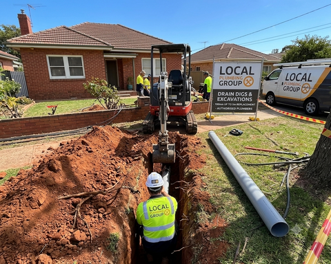 Drain Digs and Excavations - 100 Millimetres Replacement Up to 5 Metres (Supply and replacement)