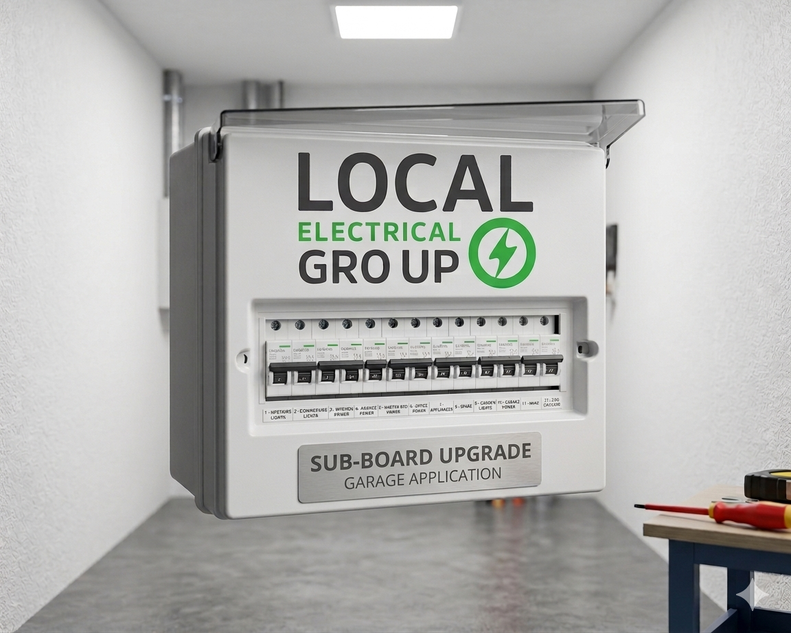 Garage Sub-Board Upgrade (Supply and Installed) – Local Heating And ...