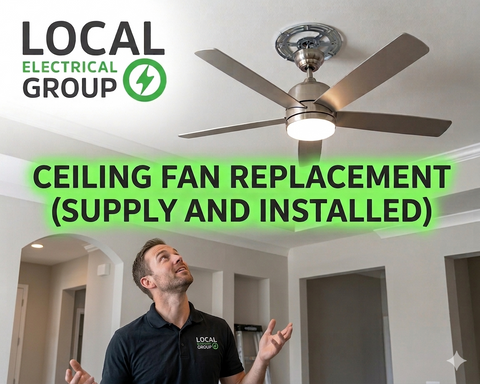 Ceiling Fan Replacement (Supply and Installed)