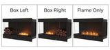 Flex 50LC Left Corner Fireplace - EcoSmart Fire