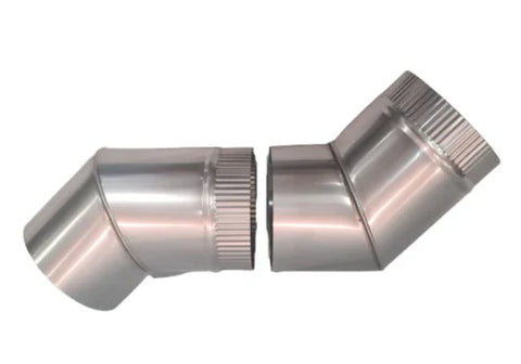 Maxiheat 6" Bend Stainless Steel (x2 Per Box) - MX645SB2