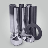 Forge Default black mesh/ matte black flue kit