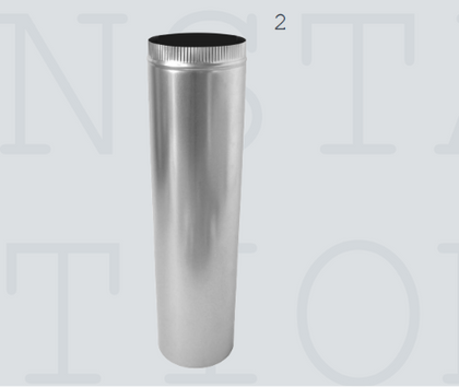 10" Galvanised Casing