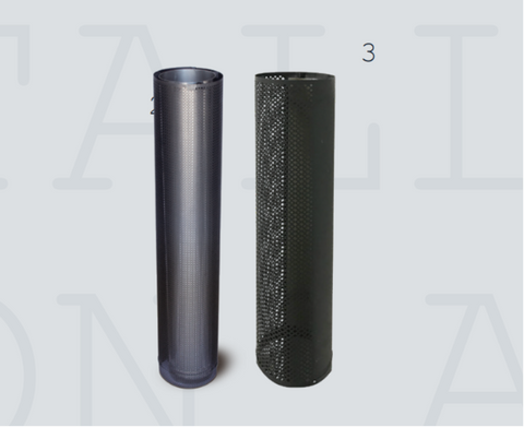 1mtr Internal black mesh/ matte black extension