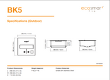 BK5 Ethanol Burner - by EcoSmart Fire
