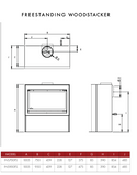 INSPIRE 900 MK2 FREESTANDING WOODSTACKER
