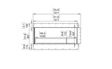 Flex 50LC Left Corner Fireplace - EcoSmart Fire