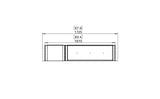 Flex 60SS Single Sided Fireplace - EcoSmart Fire
