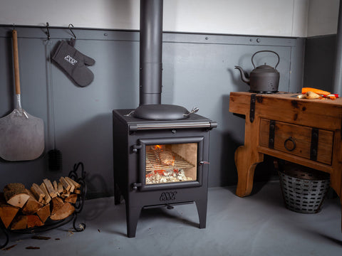 ESSE Warmheart Deluxe Wood Stove with Cooktop