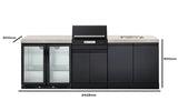 CROSSRAY - eXtreme Grey Electric Outdoor Kitchen (TCEK 13-18)