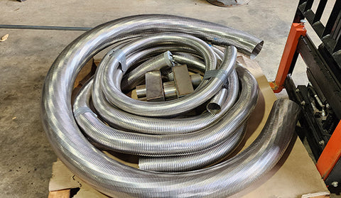 6" Flexible Flue (1 x 1000mm Length) - Maxiheat - MXFLEXI