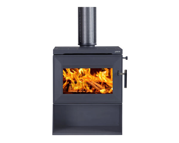 Saxon Blackwood with Wood Storage – Local Heating And Cooling Warehouse