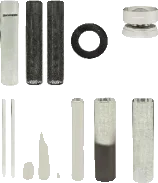 Decro Mesh Default 6" Flue Kit - Metallic Black