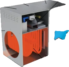 Gas Ducted Heater installation