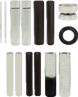 Maxiheat 6" Standard Flue Kit Metallic Black (with double shield)