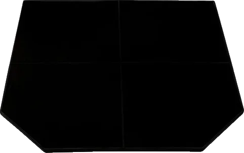 Maxiheat Full Hearth 1.2x1.2M Gloss Black