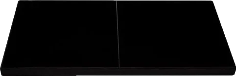Maxiheat In-Built Hearth 1220x600MM Gloss Black
